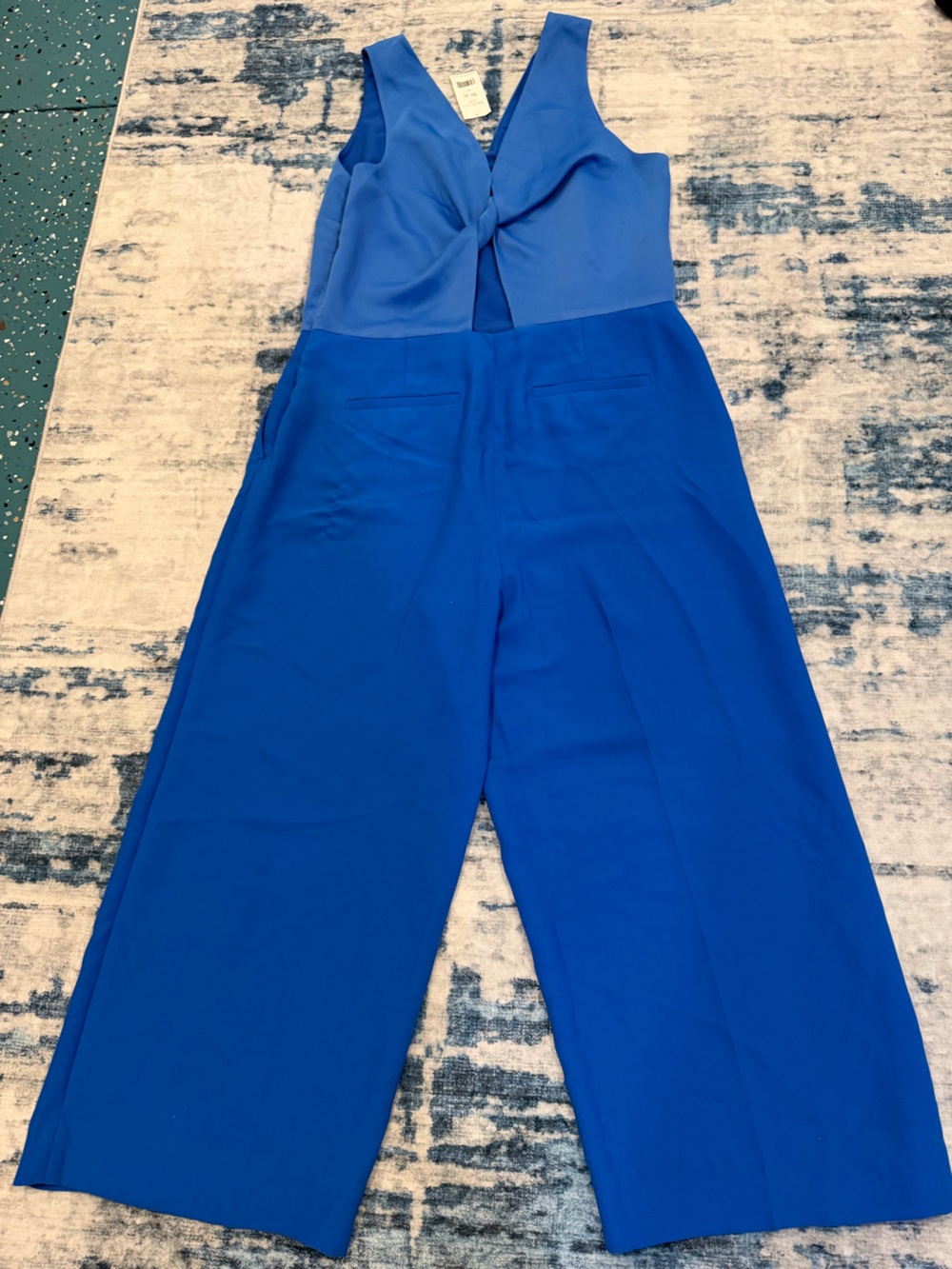 Banana Republic Cobalt Blue Wide-Leg Jumpsuit